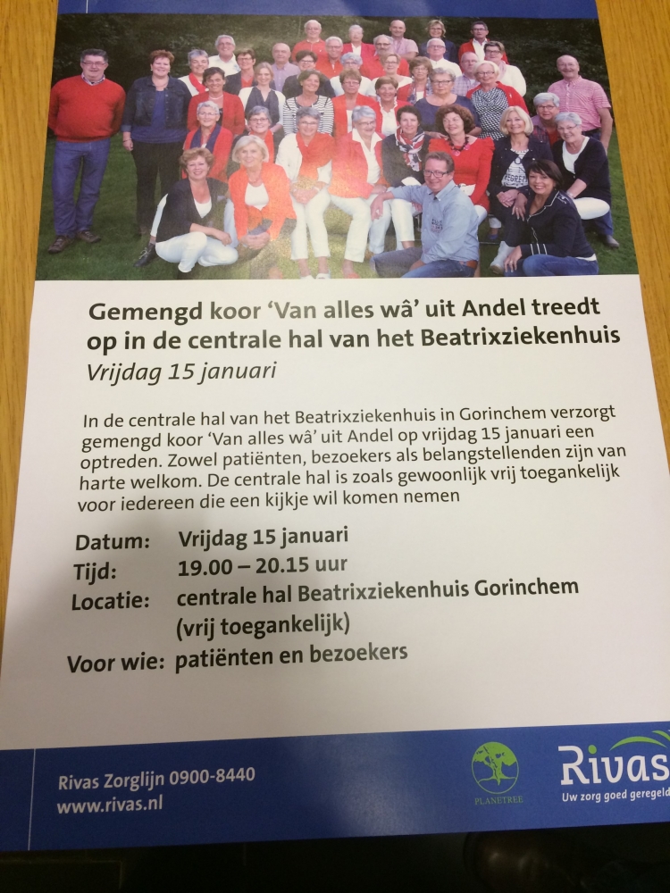 Optreden Beatrix Ziekenhuis Gorinchem